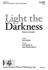 Light the Darkness SATB choral sheet music cover